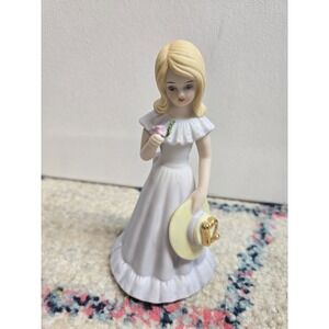 ENESCO Growing Up Birthday Girls Porcelain Figurine Age 12 Blonde Hair Box